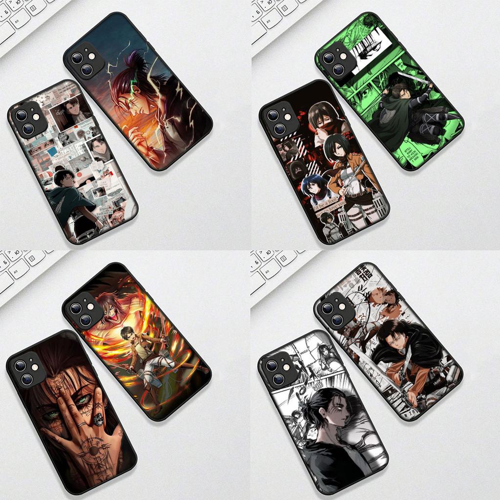 Чехол для Samsung Galaxy S20 S22 S21 FE Ultra Plus A07 A17 A15 A16 A25 A57 A37 Чехол для телефона Комиксы Атака титанов Леви Эрен
