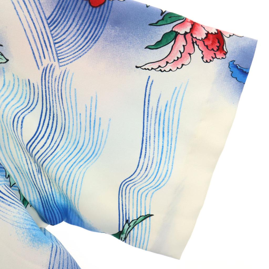 Melemele 70s 80s Made In USA Vintage Floral Short Sleeve Aloha Shirt Men's Used