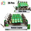 Kids Toys Roman Legion Building Blocks Medieval Knight Warhorse Cavalry Soldiers Figures Toys For Kids Christmas Gifts