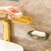 Настенная двухуровневая мыльница для стекания воды