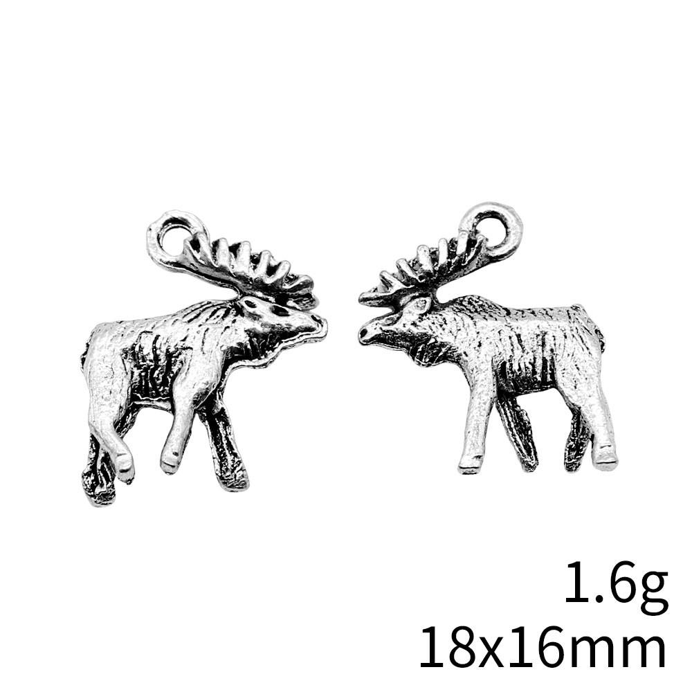 NewArrivals Charms For Jewelry Deer Christmas Day Charms Pendant Audience Bracelet Pendant