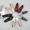 Fashion New Women Flat Shoes 2025 Casual Fashion Slip-on Ballerina Woman Flats Patent Leather Loafers Ladies Spring Autumn Lady Footwear