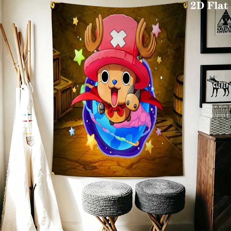 One Piece Tapestry Wall Tapestry Background Cloth Fashion Print Work Of Art Wall Decoration Soft
