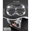 Anti-foggy Safety Glasses Impact Resistant Eye Protection Goggles Durable Lab Goggles