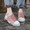 Canvas White Shoes Fashion Sneakers Women Shoes Young Ladies Casual Shoes Female Sneakers  Comfortable And Round Toe Shoes