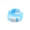 1PC Silicone Round Ashtray Camouflage Solid Color Fluorescent Models Ashtray Anti-scald Easy To Clean Ashtray