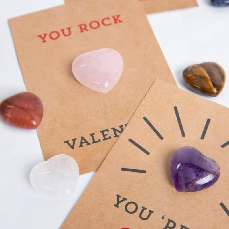 Novelty Valentines Cards Heart Shape Crystal Personalized Love Expression Transform Your Emotion into Distinctive Love