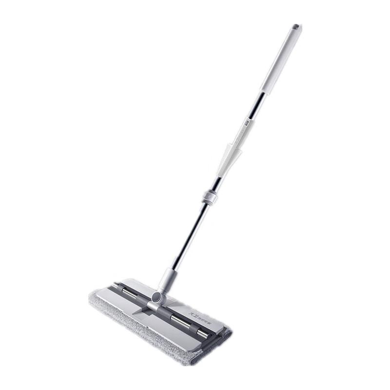 David P8 Flat Mop with Foam Grip and 2 Mop Pads