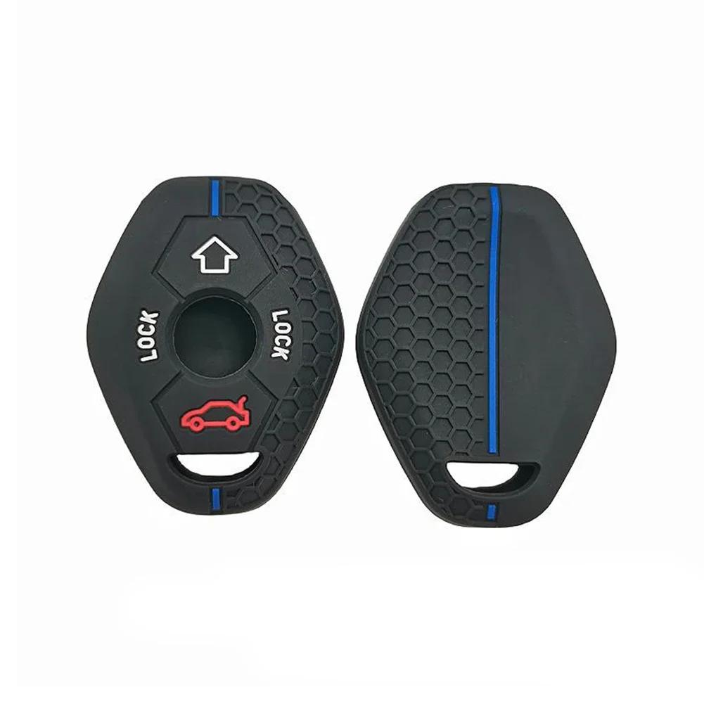 Силиконовый чехол для ключа-пульта для BMW E46 E60 X5 E53 E63 E39 E38 X3 F83 Z3 Z4 M5 3 5 7 серии 330i 325i Чехол для ключа Автоаксессуары