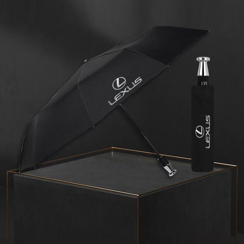 AASQ1 For Lexus F Sport ES200 ES300 GS250 GS300 IS300 RX300 NX300 CT200 LX570 LS500h Car Automatic Folding Windproof Sunshade Umbrella