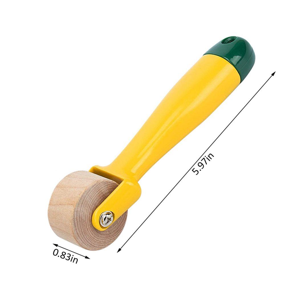 Sewing Notion Pressing Wheel Wood Seam Roller Home Decoration Wallpaper Roller Quilting Press Roll