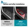 Carbon Fiber Style Window Switch Panel Trim for Toyota RAV4 XA50 2019-2025 LHD RHD