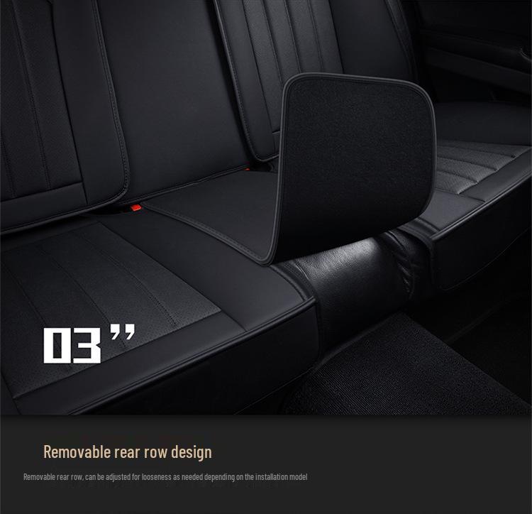 Универсальная пятиместная подушка на сиденье автомобиля из натуральной кожи