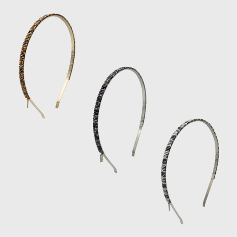 Жан Поль Кларисс Повязка для волос с бусинами-спиральками LFHB0769