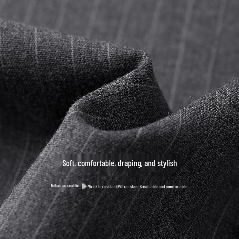 Chuyu Women's High-Waist Striped Wide-Leg Trousers