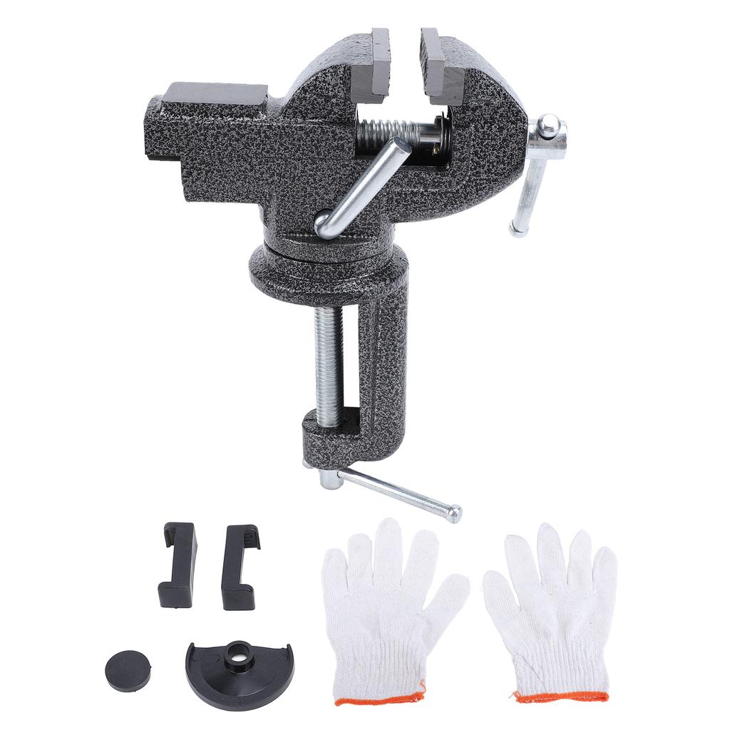 Универсальный настольный тиски для дома, зажим на верстаке, портативная поворотная база на 360 градусов для деревообработки