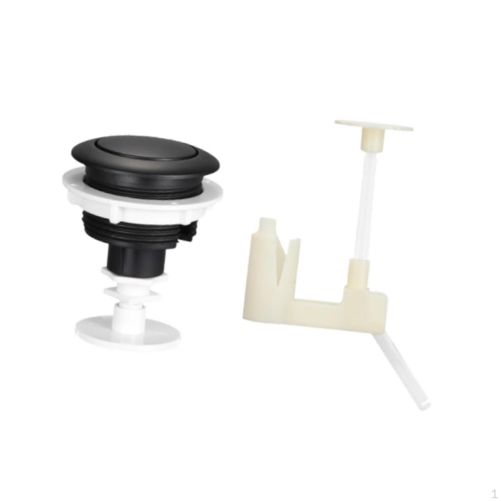 Toilet Water Tank Button Directly Replace Easy Installation Round Flush Repair Parts