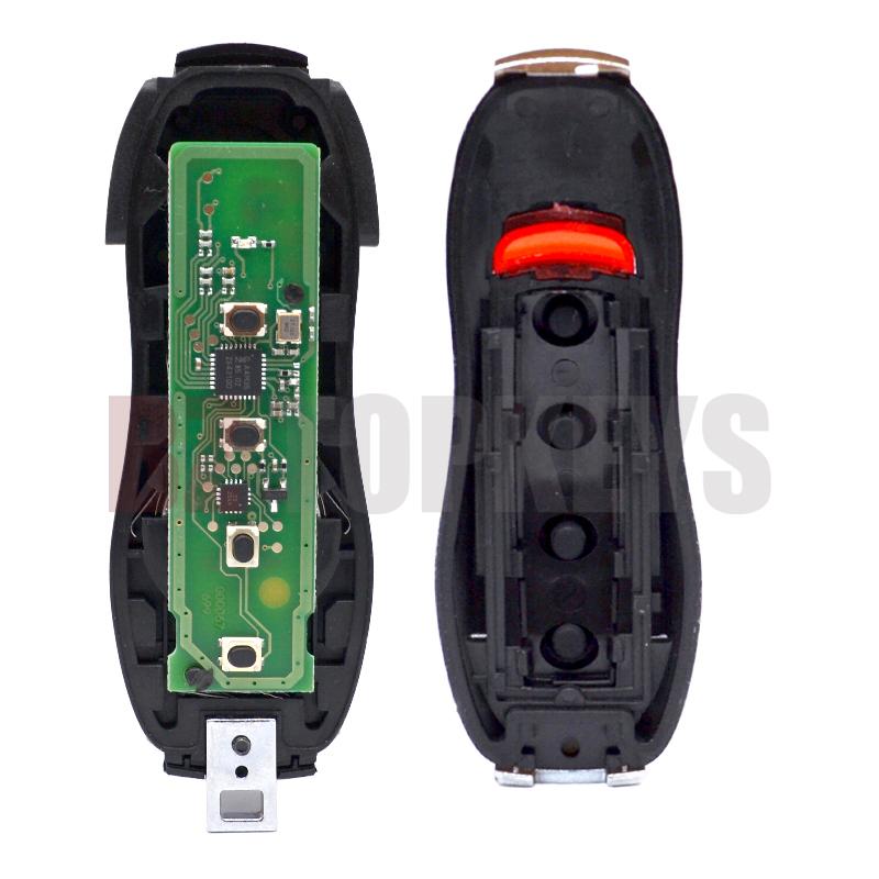 Smart car key DIY use 3buttons for Porsche Panamera Macan Cayman 911 918 Spyder Cayenne remote keyless go 315/433/434Mhz