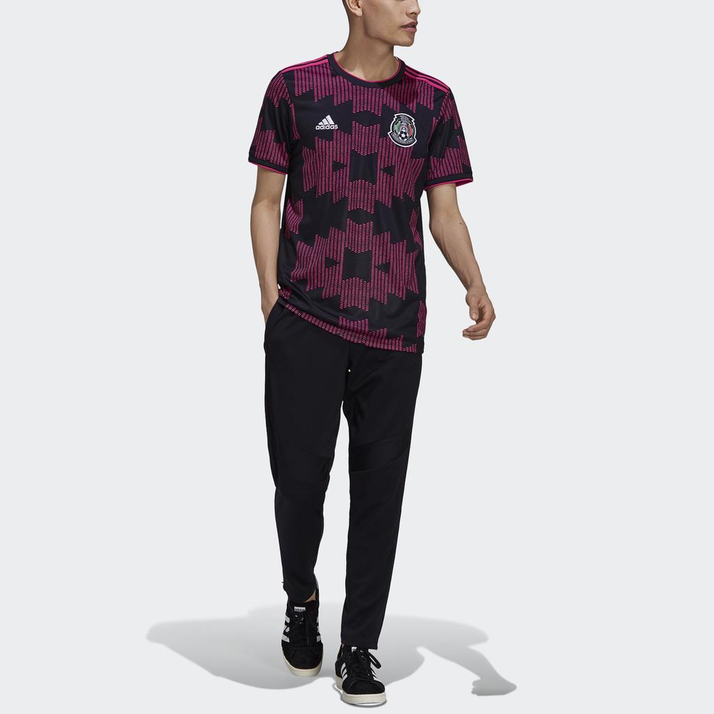 adidas Спортивная футболка с коротким рукавом Fmf Home Jersey, мужские топы Fan Edition, черные FT9648
