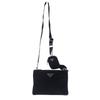 PRADA  1BH046 Shoulder Bag black/NERO Nylon/leather Women