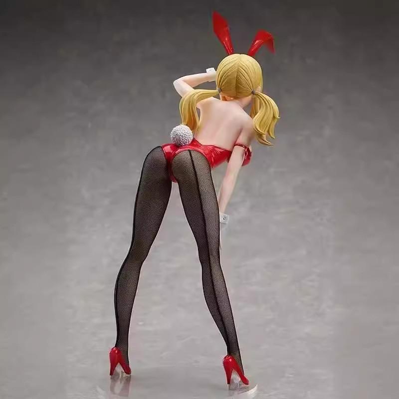 Потрясающая фигурка Fairy Tail Люси в костюме кролика Dx-8 из ПВХ, коллекционная модель, экспонат