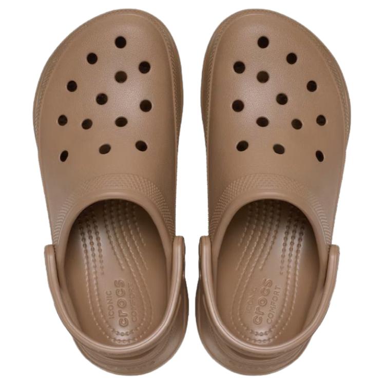 Crocs Bae Clog Легкие Модные Минималистичные Туфли с Отверстиями Женские Коричневые