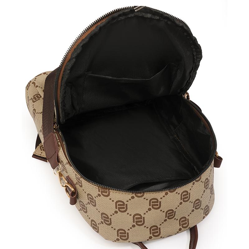 Винтажный принтованный маленький рюкзак женский рюкзак дорожная сумка