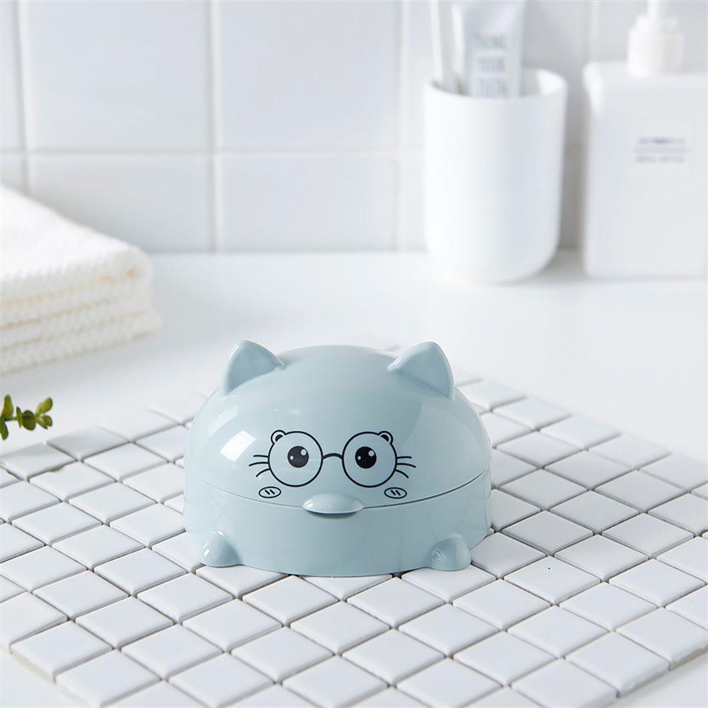 Cute Soap Holder Bathroom Cartoon With Cover Soap Box Soap Dish