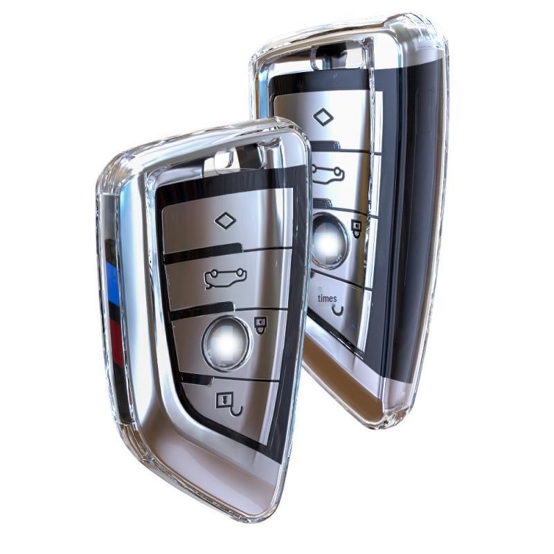 Прозрачный TPU Чехол для Ключа для BMW X3, X5, X6, Новой 5 Серии, 3 Серии, 7 Серии
