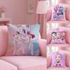 KPop Demon Hunters Pillow Case, Hot Movie Pattern Printed Cushion Cover, for Anime Fans Living Room Sofa & Bedroom Decor Gift