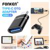 FONKEN Type C To USB C 3.0 OTG Adapter USB-C Male To USB Female Cable Converter For Macbook Flash Drive Mouse To Phone USB3 Connector