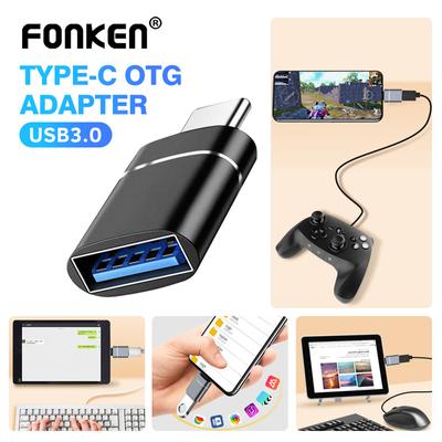 FONKEN Адаптер OTG типа C-USB C 3,0 USB-C «папа-гнездо» USB-кабель-конвертер для флэш-накопителя Macbook, разъем USB3 для мыши и телефона