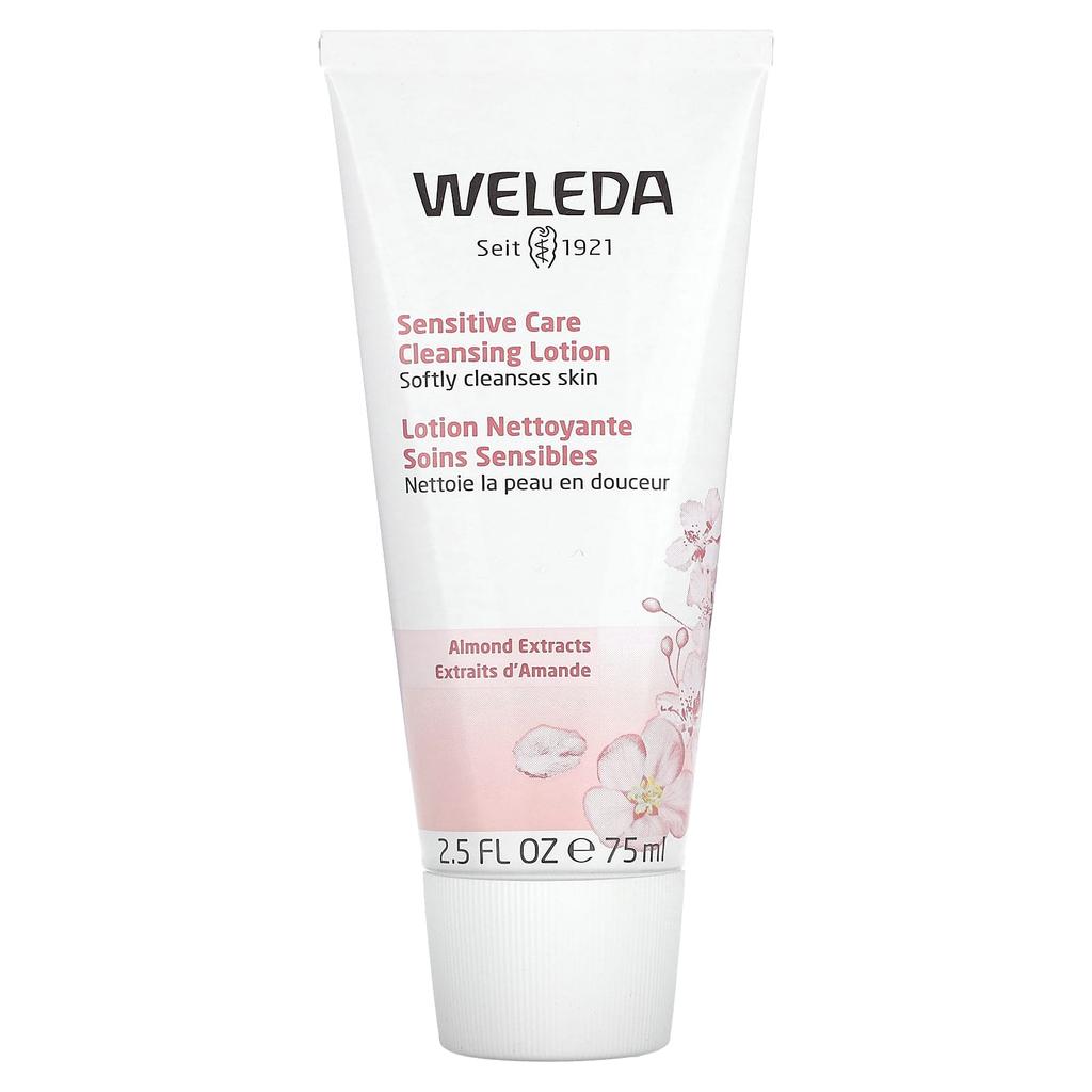 Weleda Очищающий лосьон Sensitive Care, экстракт миндаля, 2,5 жидких унции (75 мл)