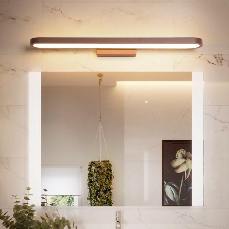 Светодиодный зеркальный светильник Кольцо Скандинавский туалетный зеркальный шкаф основные лампы Простые спальные гримерные ванные ванные настенные светильники