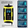12V 6A Full Automatic Car Battery Charger 110V To 220V Fast Power Pulse Repair Charging for Wet Dry Lead Acid with Digital LCD Display