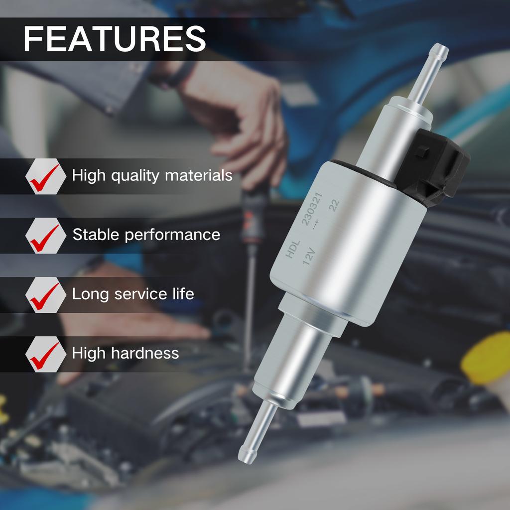 Автомобильный дизельный обогреватель Масляный топливный насос 12 В 24 В Импульсный дозирующий Газовый Встроенный Автомобильный Воздушный Парковочный Обогреватель Масляный Топливный Насос Автомобильные Обогреватели Аксессуары