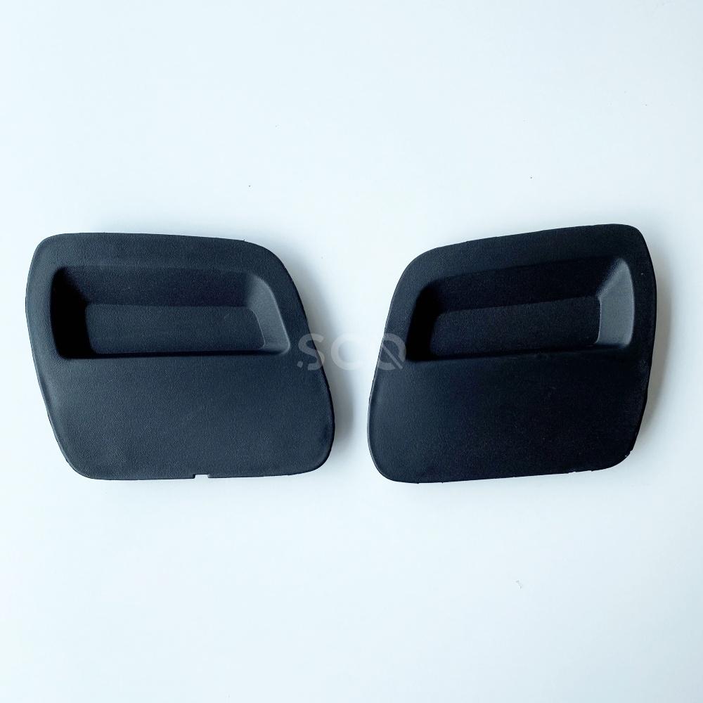 Крышка проушины фаркопа для Dacia Duster для Renault Duster, 2 шт., черно-серая крышка проушины для буксировки 620724861R 620721430R 511809831R