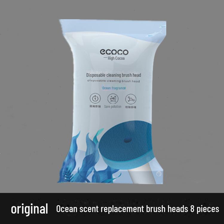 Настенный одноразовый туалетный ершик - двойной ствол, без мертвых углов, инструмент для уборки ванной комнаты