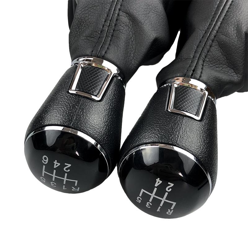 Ручка переключения передач Рычаг переключения передач Чехол-гетра PU Внутренние автомобильные аксессуары Для VW Volkswagen Caddy 2 MK2 Touran 2004-2015