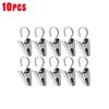 60/10 шт. Зажимы для штор из нержавеющей стали с крючками Сверхпрочные подвесные зажимы Крючки-зажимы для оконных штор для домашнего декора, рукоделия