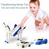 2Pcs/Set Transformable Flying Horse Car Toy Collision Deformation 2-In-1 Mini Vehicle Educational Transforming