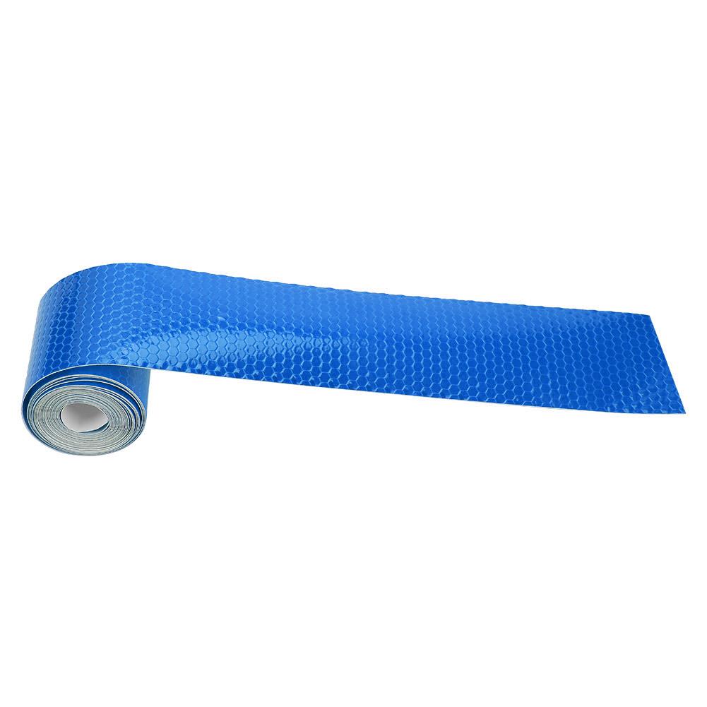 5cmx Adhesive Reflective Tape Roll Sticker For Trailers Cars Bikes Blue