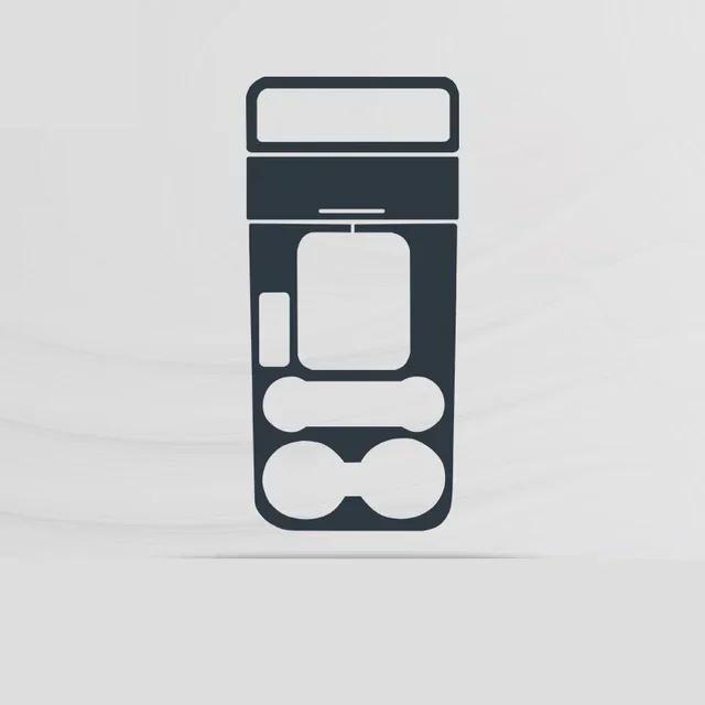 For Volkswagen VW Touareg 2011-2017 lsrtw 2017 transparent GPS navigation Car interior screen gear anti-scratch protective film