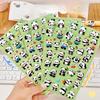 3D Bubble Panda PVC Sticker Dress Up Material Decorative Cartoon Foam Stickers Cute Kawaii Panda Bubble Sticker Educational