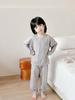 Children's Long Sleeve Lyocell Pajama Set - Breathable Spring/Summer Sleepwear for Boys & Girls (Sizes 140-160)