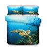 Beach Sea Turtle Bedding Doona Duvet Quilt Cover Set Gift Single Double Queen