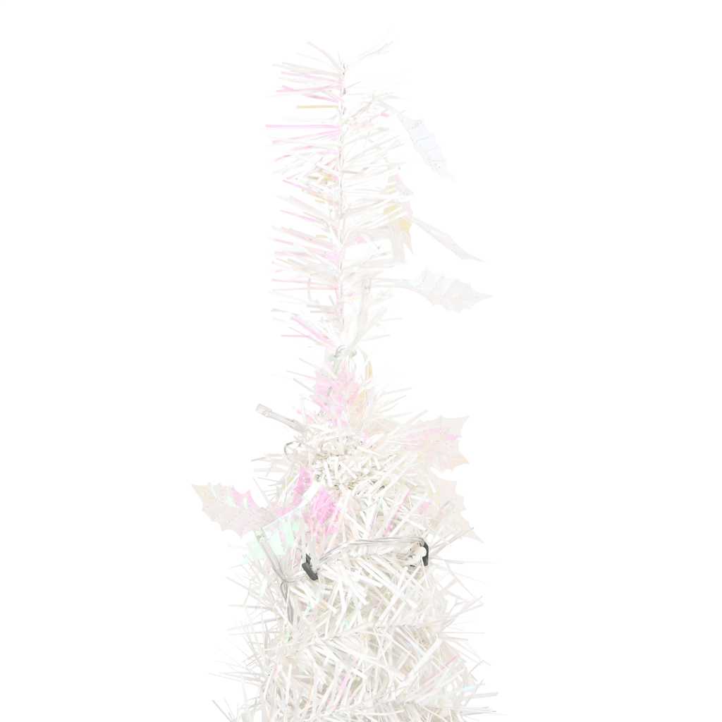 Pop Up Christmas Tree Artificial 50 LEDs White 120 cm