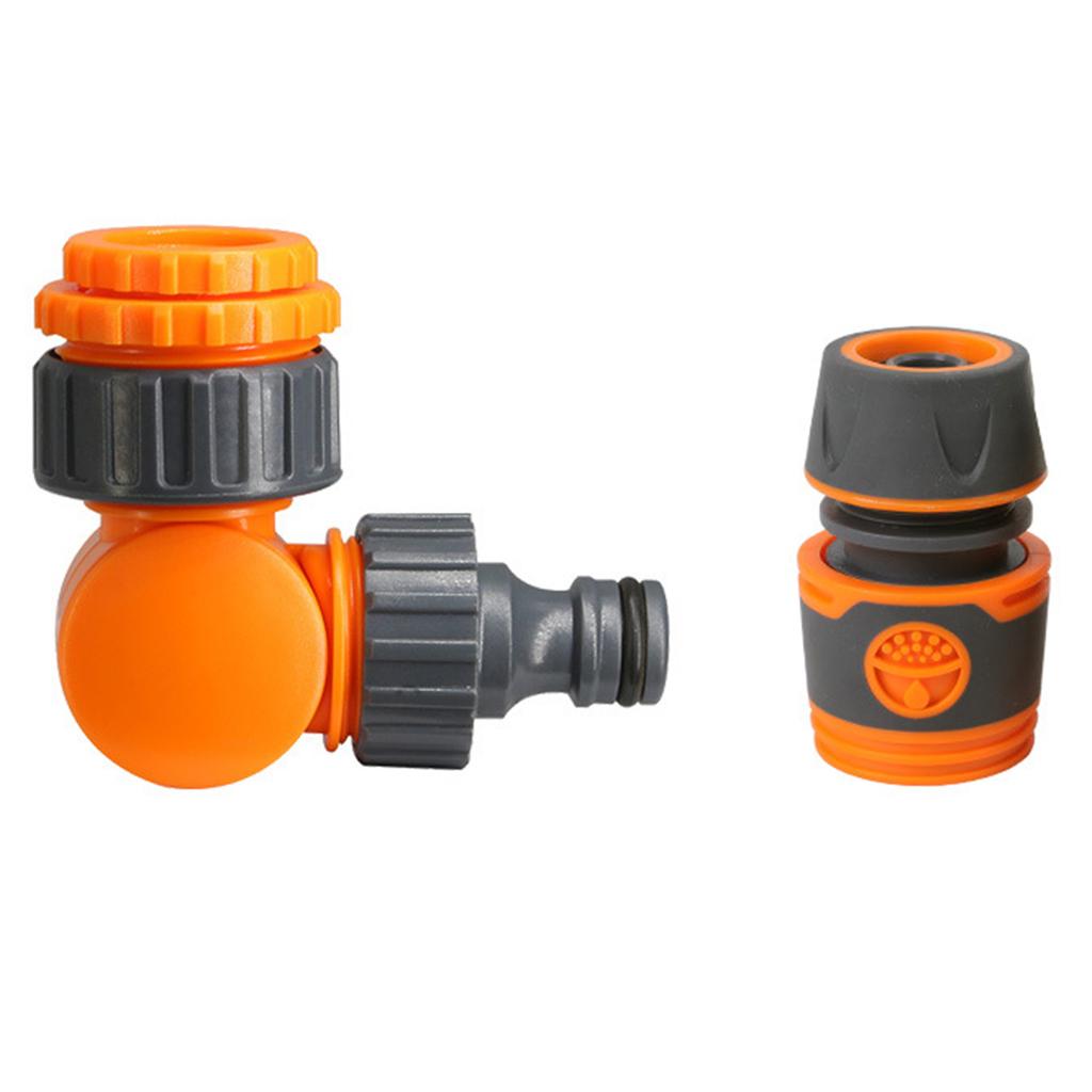 Легкие защелкивающиеся коннекторы Подходят для катушки садового шланга Адаптер для крана с функцией защиты от перегибов Удобный доступ к воде