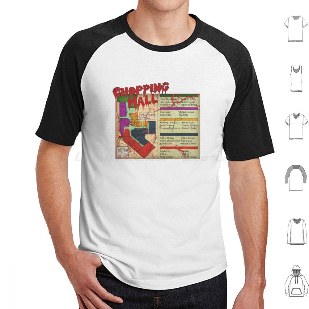 Chopping Mall V2 Хоррор Футболка Хлопок Мужская Женская Печать DIY Chopping Mall Слэшер Хоррор 80-е Культовое Кино Фильмы Vhs