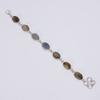Beautiful Top Grade Qualite 100% Natural Labradorite Oval Shape Ethnic Style Handmade Jewelry 925 Steling Silver Bracelet 7-8" WSJ-4665